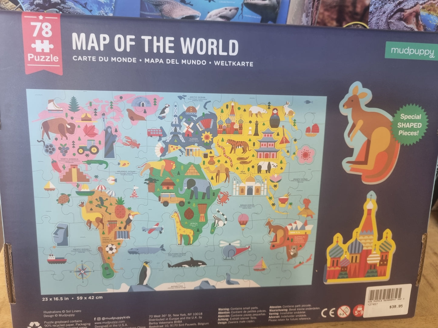 Puzzle - "Map of the World" Geography