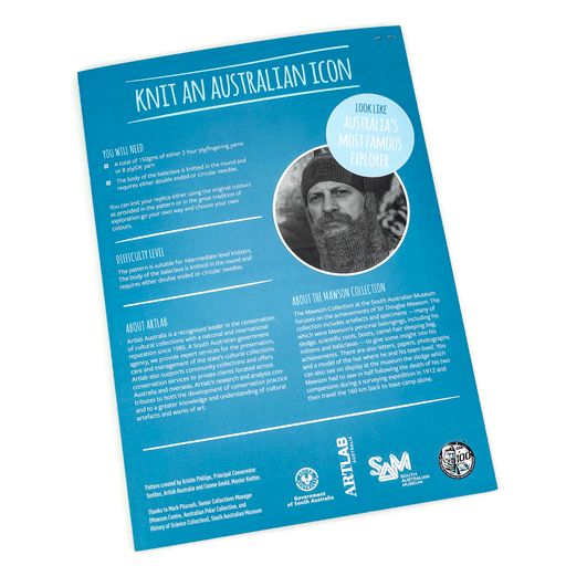 Pattern - Mawson Balaclava knitting pattern - SAM exclusive