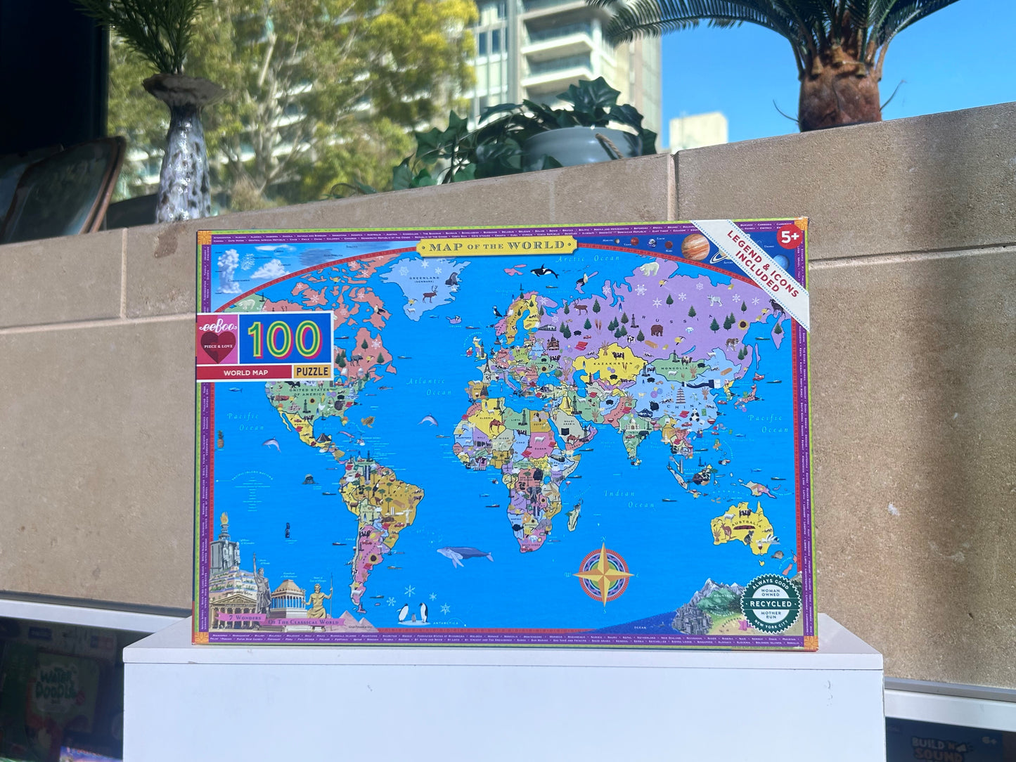 Puzzle - "Map of the World" 100pc