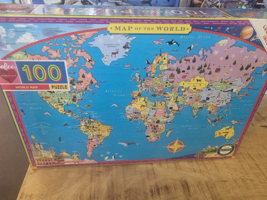 100p map of the world