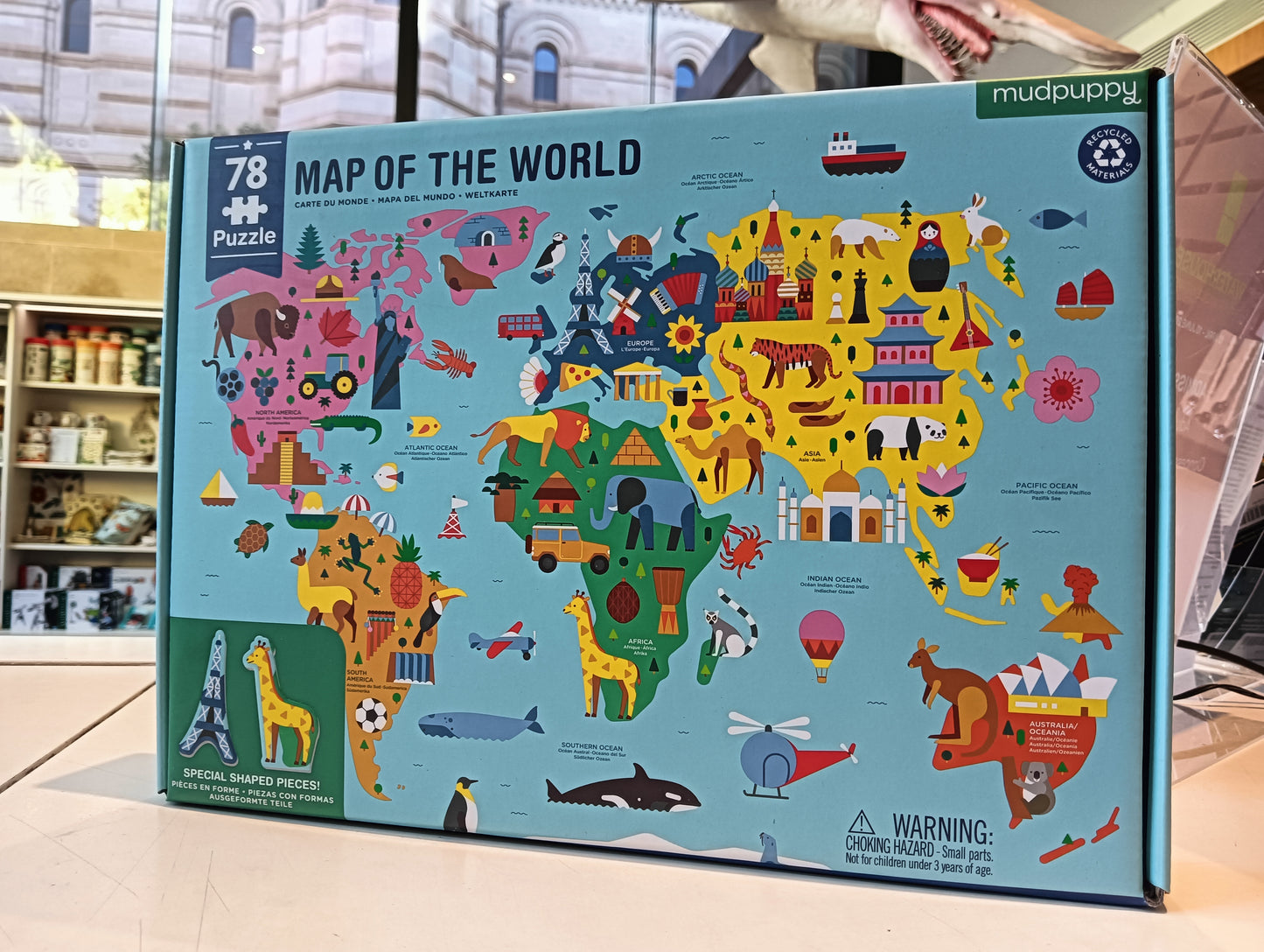 Map of the world Puzzle -78 Pieces