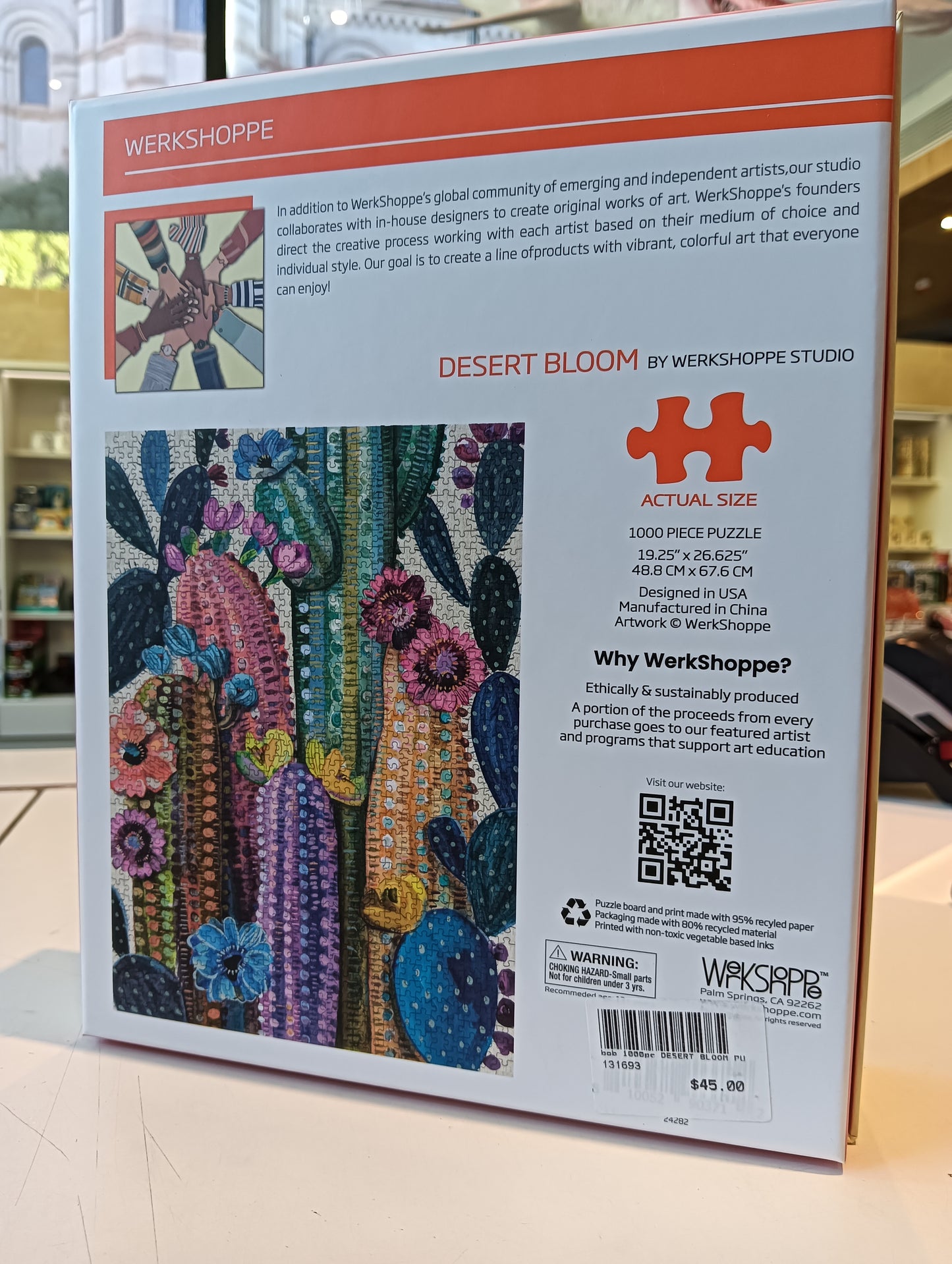 Puzzle - "Desert Bloom" 1000 piece jigsaw puzzle