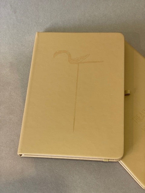 NOTEBOOK A5 Bird Design GOLD