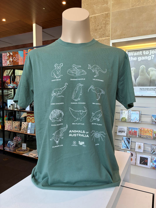 SAM 'Animals of Australia' T-Shirt - Adult