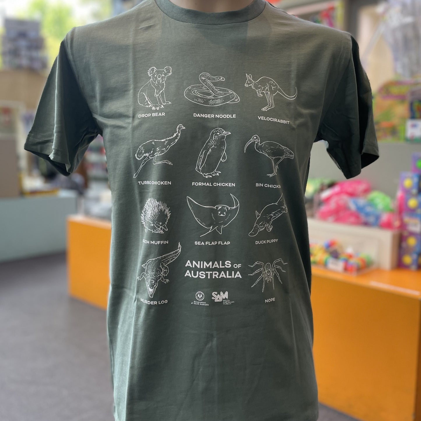 Tee-shirt - ADULT - "Animals of Australia" SAM exclusive